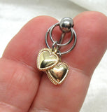 14G Gold Heart VCH Jewelry Clit Hood Ring