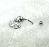 14G Hearts VCH Jewelry Clit Hood Ring