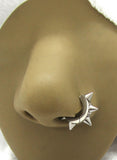 20G Spikes Nose Hoop Spiked Nose Ring Nostril Hoop Ring 20 gauge Nose Hoop Nose Ring - I Love My Piercings!