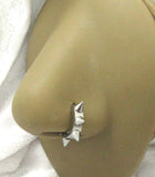 20G Spikes Nose Hoop Spiked Nose Ring Nostril Hoop Ring 20 gauge Nose Hoop Nose Ring - I Love My Piercings!