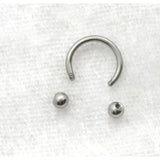 Pair 14G 16G Snake Bites Labret Lip Rings Bottom Side Lip Rings Horseshoes 8mm 10mm Lip Studs Lip Rings Lip Jewelry Silver Black Gold - I Love My Piercings!