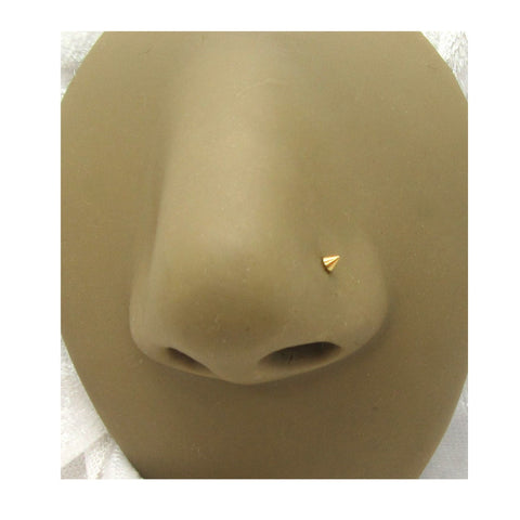 20G Silver Blue Black Gold Nose Tiny Small Spike Nose Studs Bones Rings Nose Jewelry in 20 Gauge - I Love My Piercings!