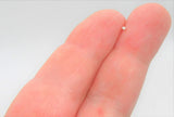 Super Tiny Teeny 1mm Diamond Gem Crystal Claw Set Straight Nose Stud You Bend L Bend Shape Bent Post Pin Jewelry 22 gauge 22G Pin Nostril - I Love My Piercings!