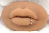 16G Snake Bites Labret Lip Rings Bottom Side Lip Rings 8mm 10mm Lip Studs Lip Rings Lip Jewelry Silver - I Love My Piercings!