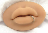 16G Snake Bites Labret Lip Rings Bottom Side Lip Rings 8mm 10mm Lip Studs Lip Rings Lip Jewelry Silver - I Love My Piercings!