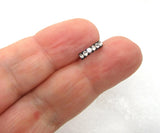 20G Black Nose Jewelry Nose Ring Hoop 20g 20 gauge Gem Nose Ring Nose Hoop 8mm Diameter Nostril Nose Stud - I Love My Piercings!