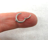 16G Snake Bites Labret Lip Ring Bottom Side Lip Ring Horseshoe 16 Gauge Lip Studs Lip Rings Lip Jewelry 8mm Diameter - I Love My Piercings!