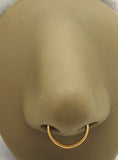 16G Septum Nose Ring Silver Black Gold Blue Septum Jewelry Septum Rings Hoop 12mm Diameter Septum Ring - I Love My Piercings!