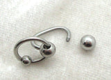 Slave Oval 14G Surgical Steel VCH HCH Piercing Barbell Ring – Clit Hood Jewelry - I Love My Piercings!