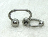Slave Oval 14G Surgical Steel VCH HCH Piercing Barbell Ring – Clit Hood Jewelry - I Love My Piercings!