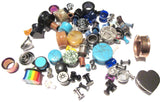 100 Pair Wholesale Lot Lobe Plugs Tunnels from 8g to 1 inch Excellent Reseller - I Love My Piercings!