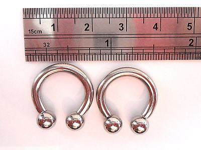8g horseshoe earrings discount