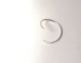 Sterling Silver No Ball Seamless Small Nose Hoop Ring Stud Thin 22 gauge 22g - I Love My Piercings!