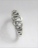 Sterling Silver Seamless Swirls Belly Hoop Ring Jewelry 16 gauge 16G - I Love My Piercings!