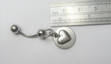 Love Heart Charm Dangle VCH Vertical Clitoral Clit Hood Bar Post Ring 14g - I Love My Piercings!