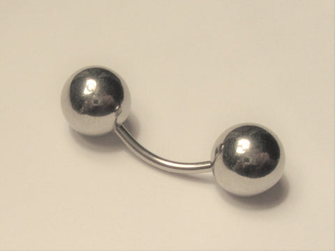 Surgical Steel VCH Vertical Clitoral Hood Jewelry Big Balls 14g 14 gauge - I Love My Piercings!