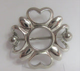 Stainless Steel Hearts Hoop Nipple Barbell Ring SHIELD 14 gauge 14g - I Love My Piercings!