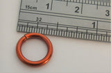 Copper Tone Titanium Seamless Belly Hoop Ring 14 gauge 14g - I Love My Piercings!