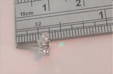 Surgical Steel Clear AB Crystal Loaded Flower Ball End Nose Bone 20 gauge - I Love My Piercings!