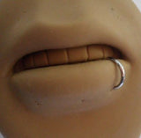 Surgical Steel Bottom Lip Hoop Ring Segment 16g 16 gauge 8mm Diameter - I Love My Piercings!