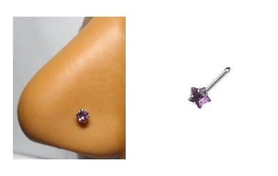Purple nose stud discount