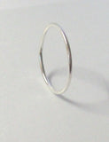 Sterling Silver Seamless Hoop 22 gauge 22g 9mm diameter - I Love My Piercings!