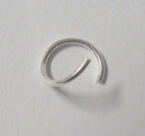 Sterling Silver Seamless Hoop 20 gauge 20g 7mm diameter - I Love My Piercings!