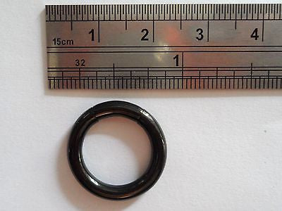 Black Titanium Hoop Segment Ring 10 gauge 10g 1/2 inch diameter - I Love My Piercings!
