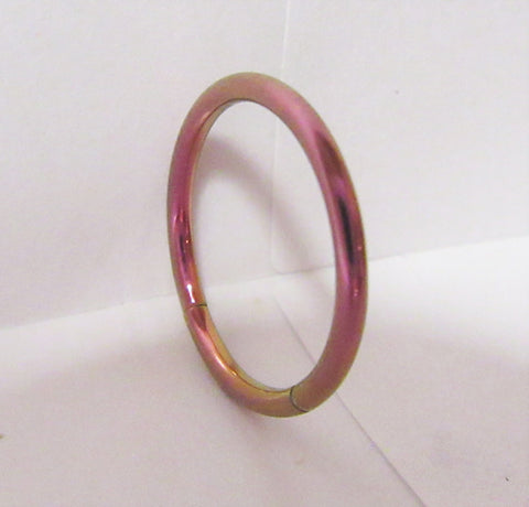 Purple Titanium Seamless Conch Hoop Ring Loose Fit 16 gauge 16g 12 mm Diameter - I Love My Piercings!