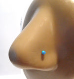 Surgical Steel 2mm Small Opal Ball Nose Screw Curl Cork Post Stud Ring 20 gauge - I Love My Piercings!